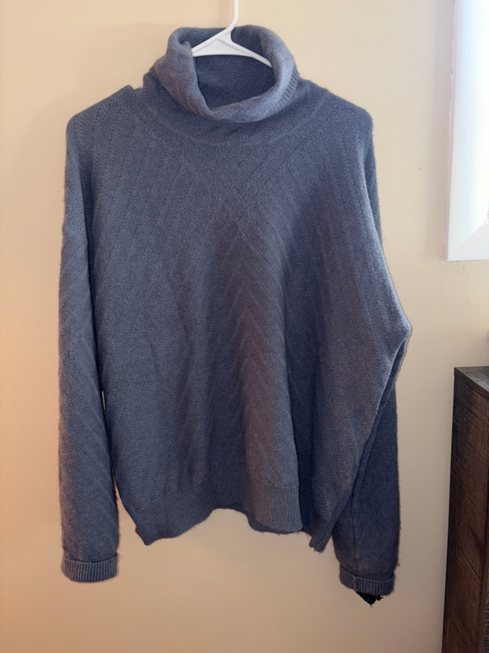 Charlie Paige Woman’s Slate Gray Turtleneck Sweater
